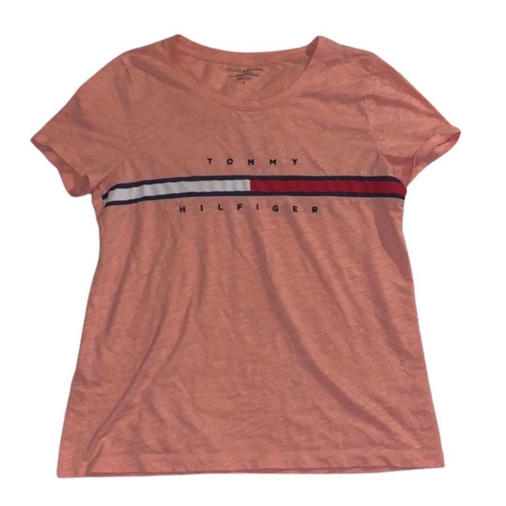 TOMMY HILFIGER Peach Logo T-Shirt